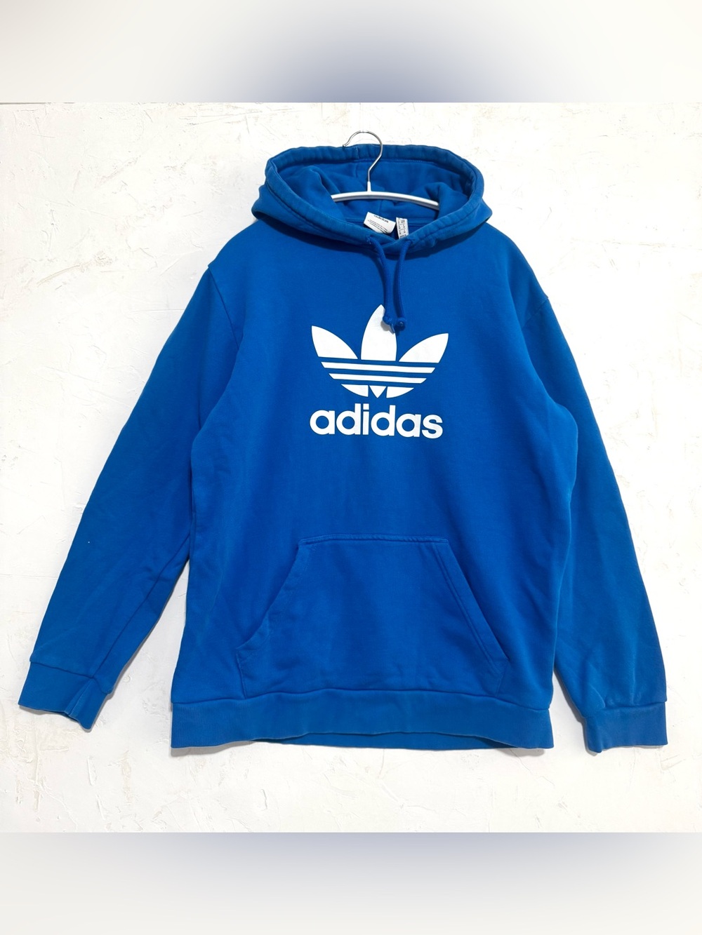 Adidas Originals Trefoil Blue Pullover Hoodie Men’s M